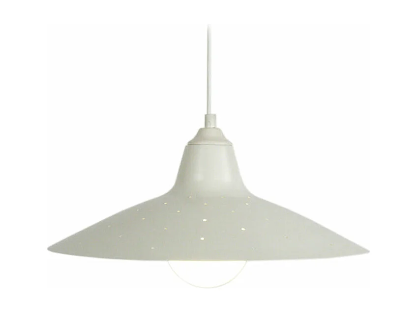 Suspensão TOSEL  HOLES vidro cúpula claro D20 x  H70  cm