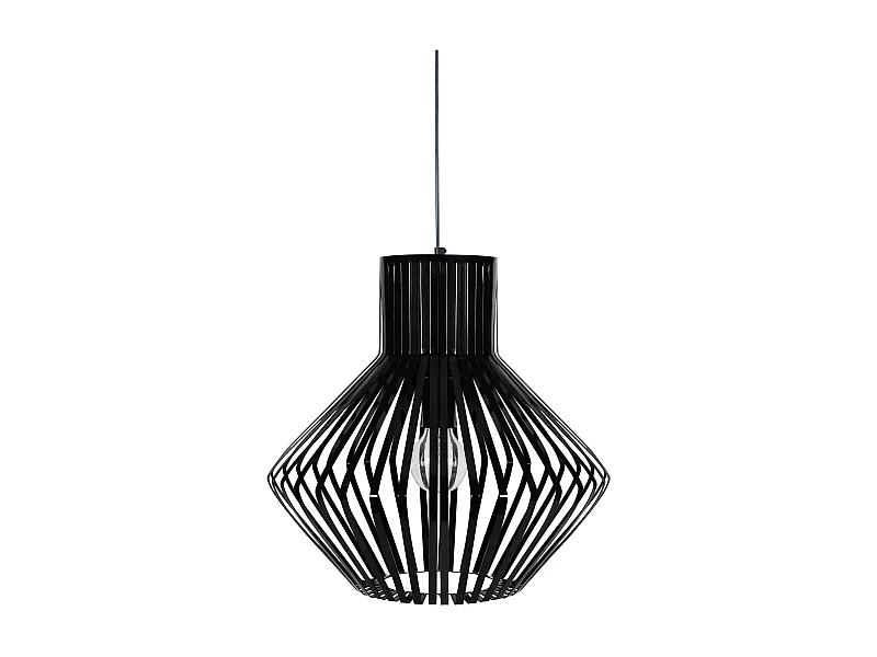 Suspension TOSEL ,métal,Noir ,H90xD 36xP36cm