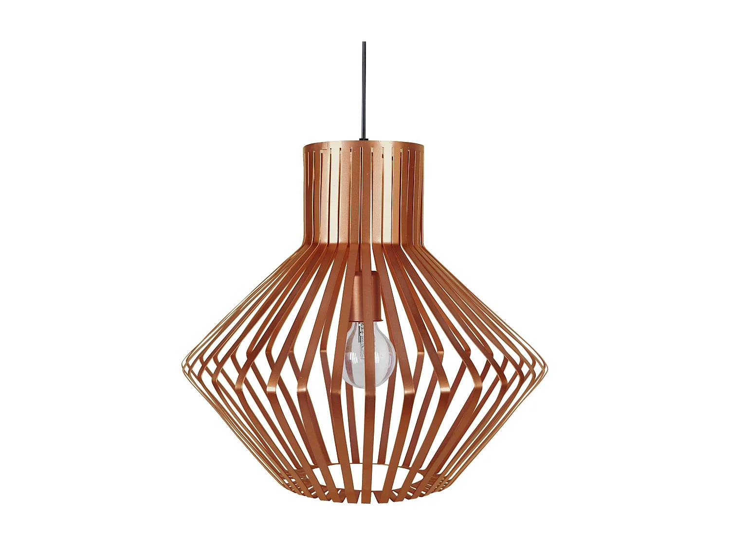 Suspension TOSEL ,métal,Cuivre ,H90xD36xP36cm