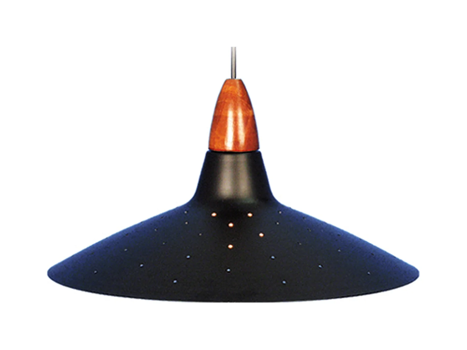 Suspensão TOSEL  SIENA vidro cúpula alabastro azul D30 x  H80  cm