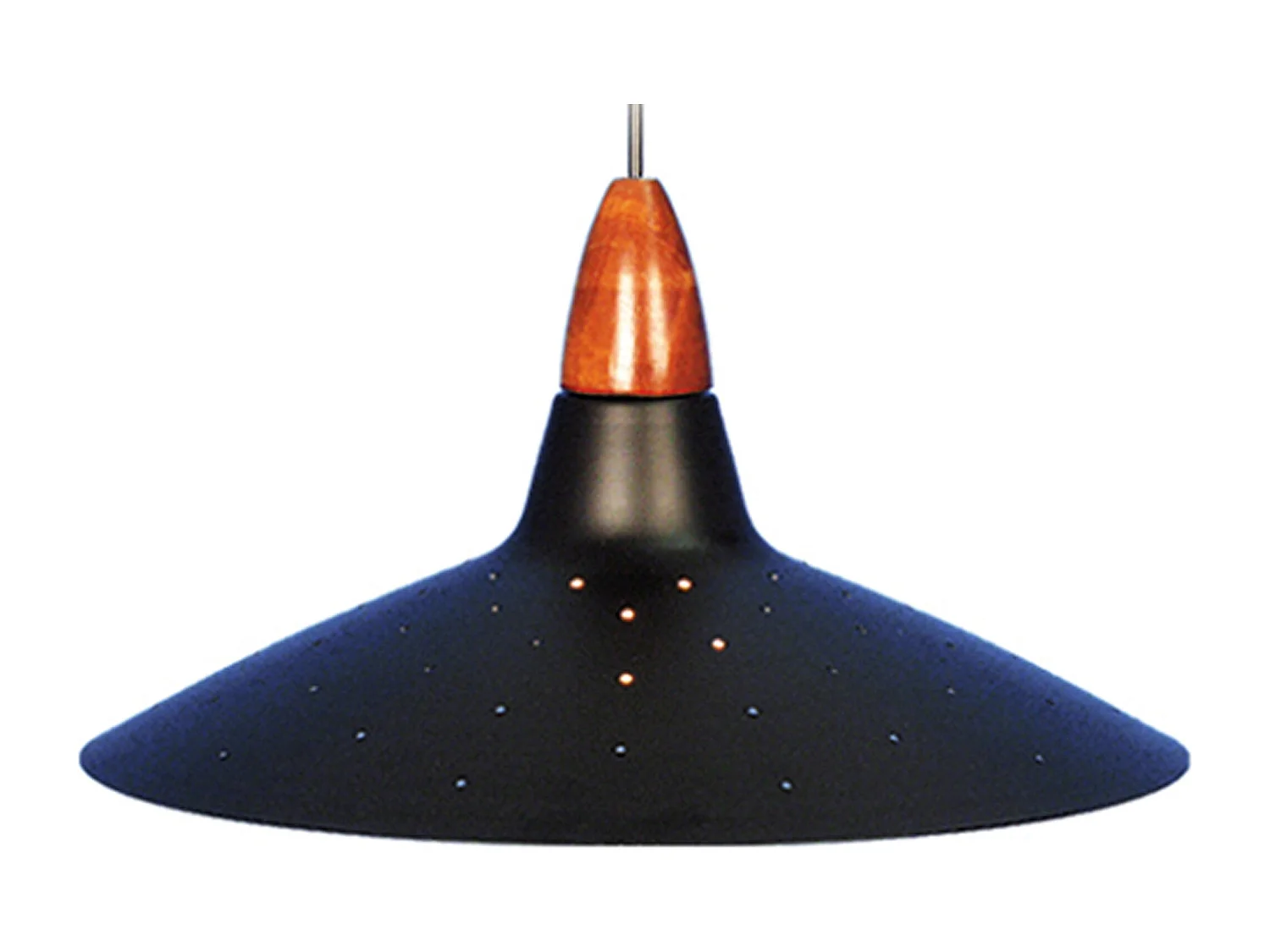 Suspensão TOSEL  SIENA vidro cúpula alabastro azul D30 x  H80  cm