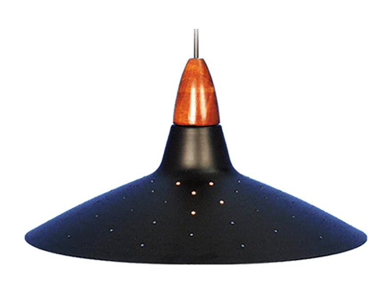 Suspension TOSEL ,métal,Noir ,H19xD38x P 38cm