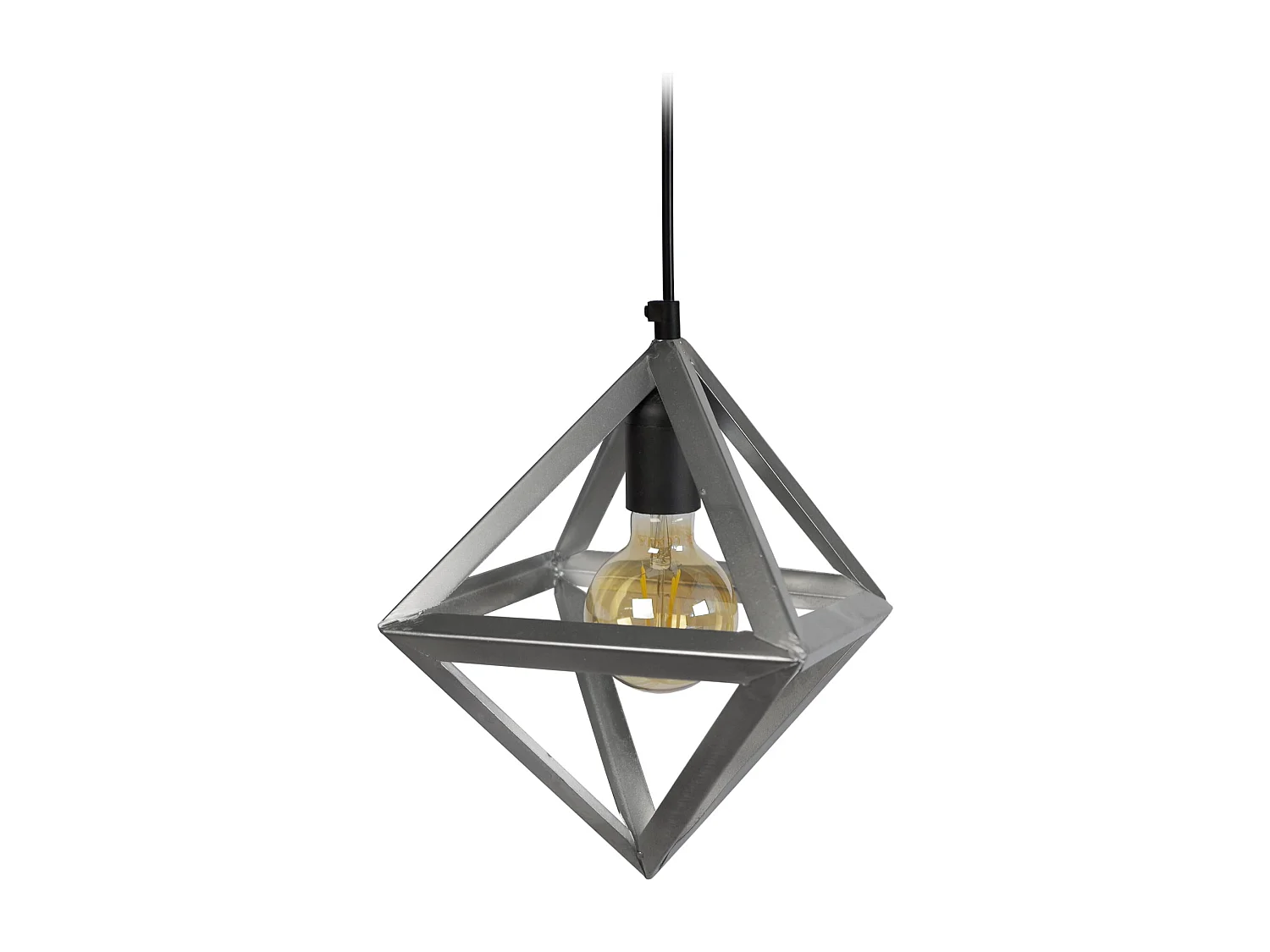 Suspension TOSEL ,métal,Aluminium,H90xD30xP30cm