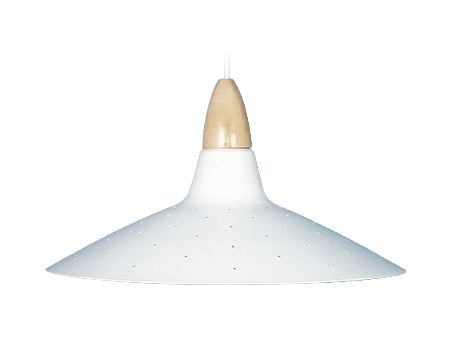 Suspensão TOSEL  DEMI LUNE metal cúpula azul D29,5 x  H68  cm