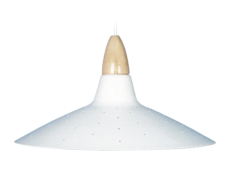 Suspension TOSEL ,métal,Blanc  ,H 19xD38xP38cm