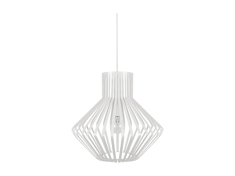 Suspensión  TOSEL ,metal,Blanco,A 90x D36xP36cm