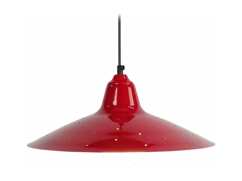 Suspensão TOSEL  HOLES metal globo azul D50 x  H110  cm