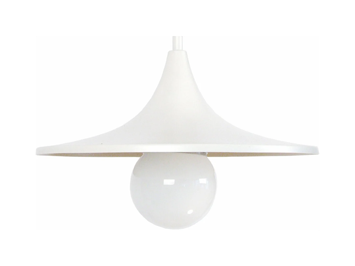 Suspensão TOSEL  SUÈDOIS metal cúpula bronze D31 x  H80  cm