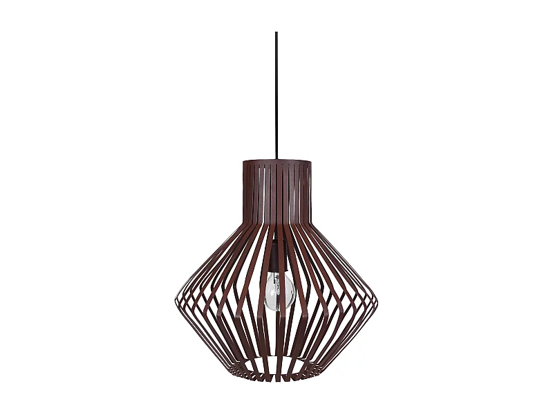 Suspension TOSEL ,métal,Marron, H 90xD36x P 36cm