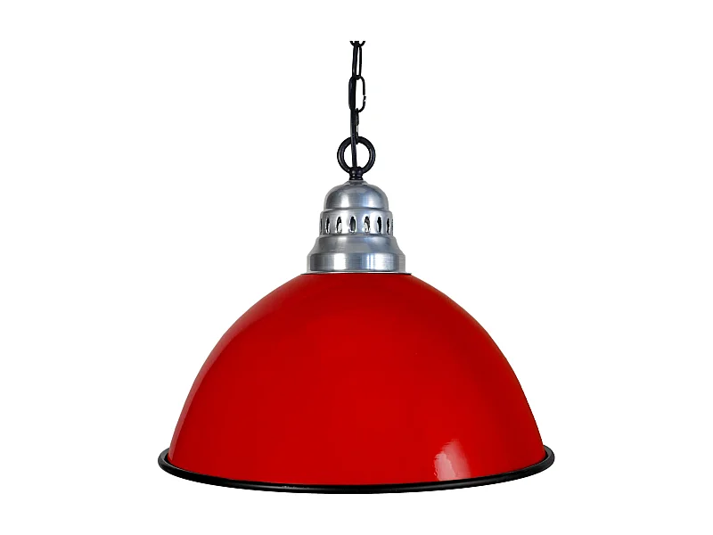 Suspension TOSEL ,métal,Rouge ,H90xD44xP44 cm