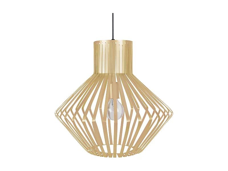 Suspension TOSEL ,métal,Doré ,H 90xD 36x P 36cm