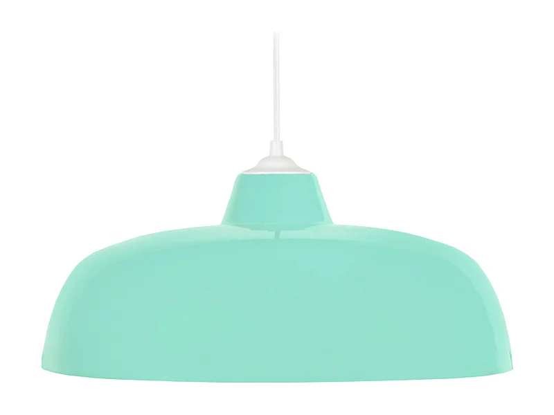 Suspensão TOSEL  TROG B metal cúpula bege D32 x  H75  cm