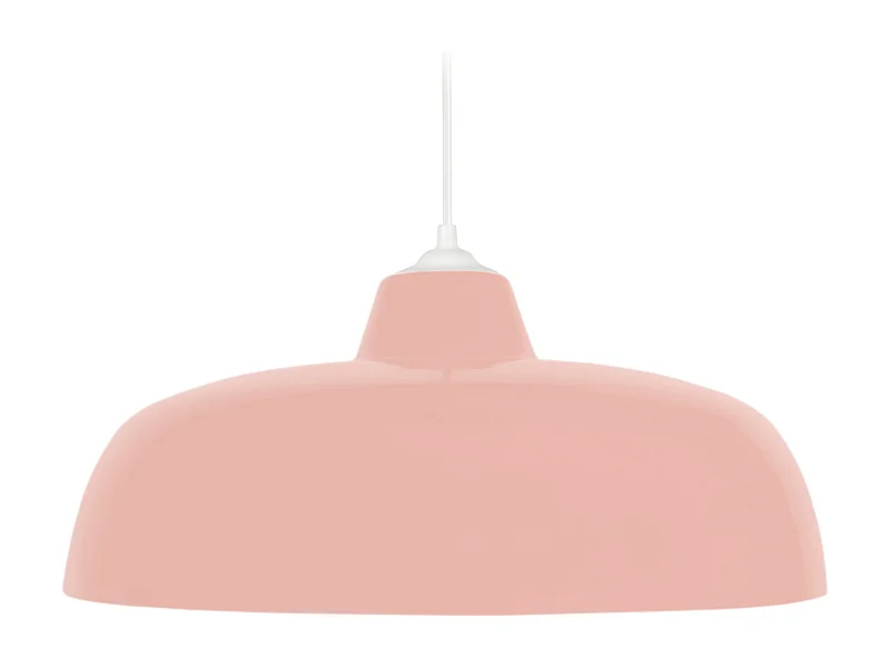 Suspensión  TOSEL ,metal,Rosa ,A75xD32xP32cm