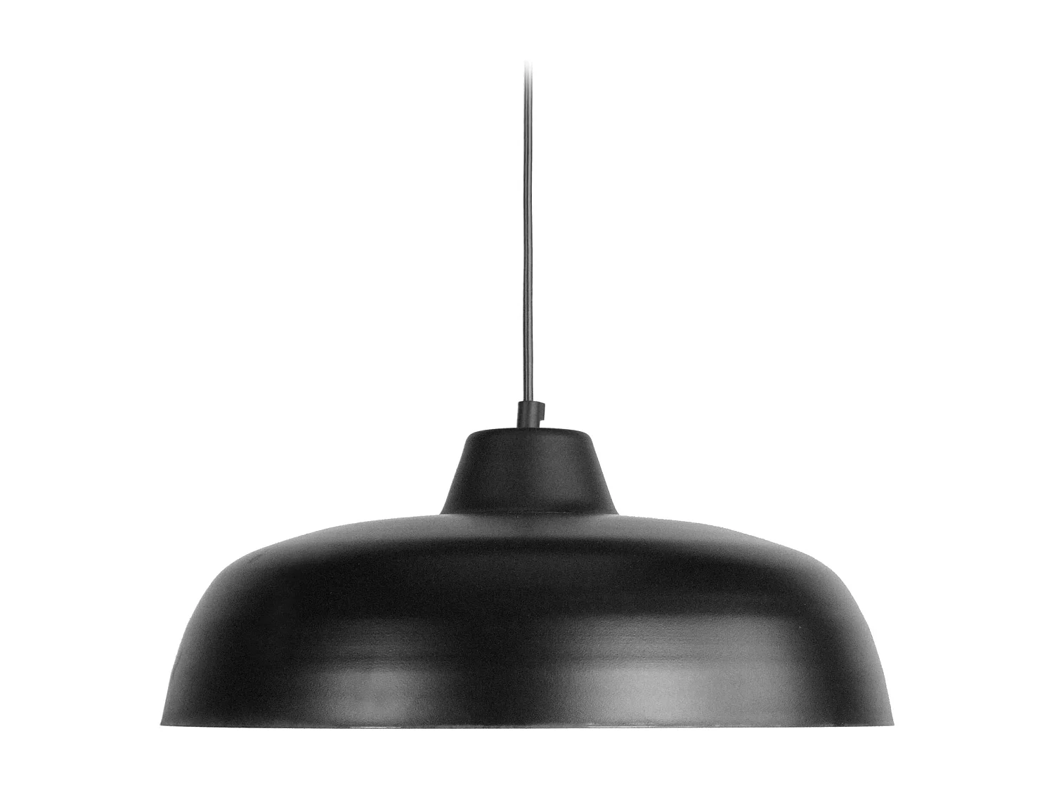 Suspension TOSEL ,métal,Noir , H75xD38xP 38cm