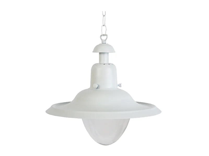 Suspensão TOSEL  MARINE B vidro cúpula âmbar D30 x  H70  cm