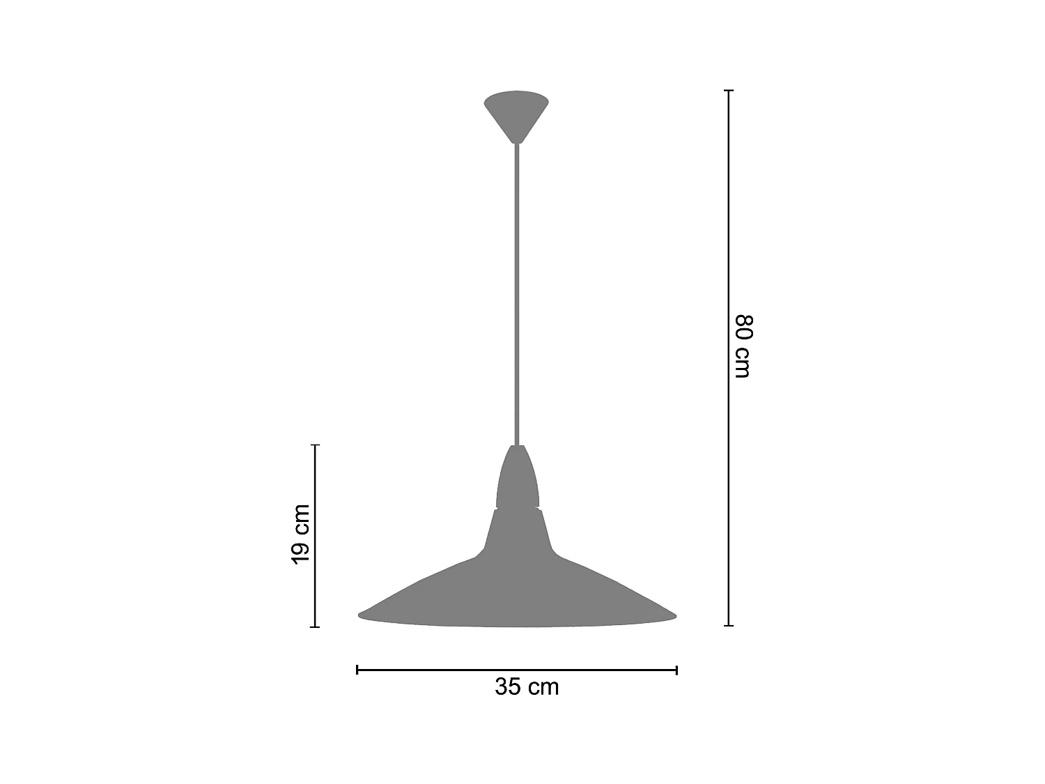 Suspension TOSEL ,métal,Doré , H 19xD38xP38cm