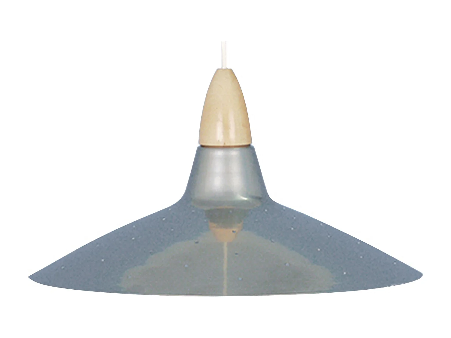 Suspensão TOSEL  DEMI LUNE metal cúpula carmim D29,5 x  H68  cm