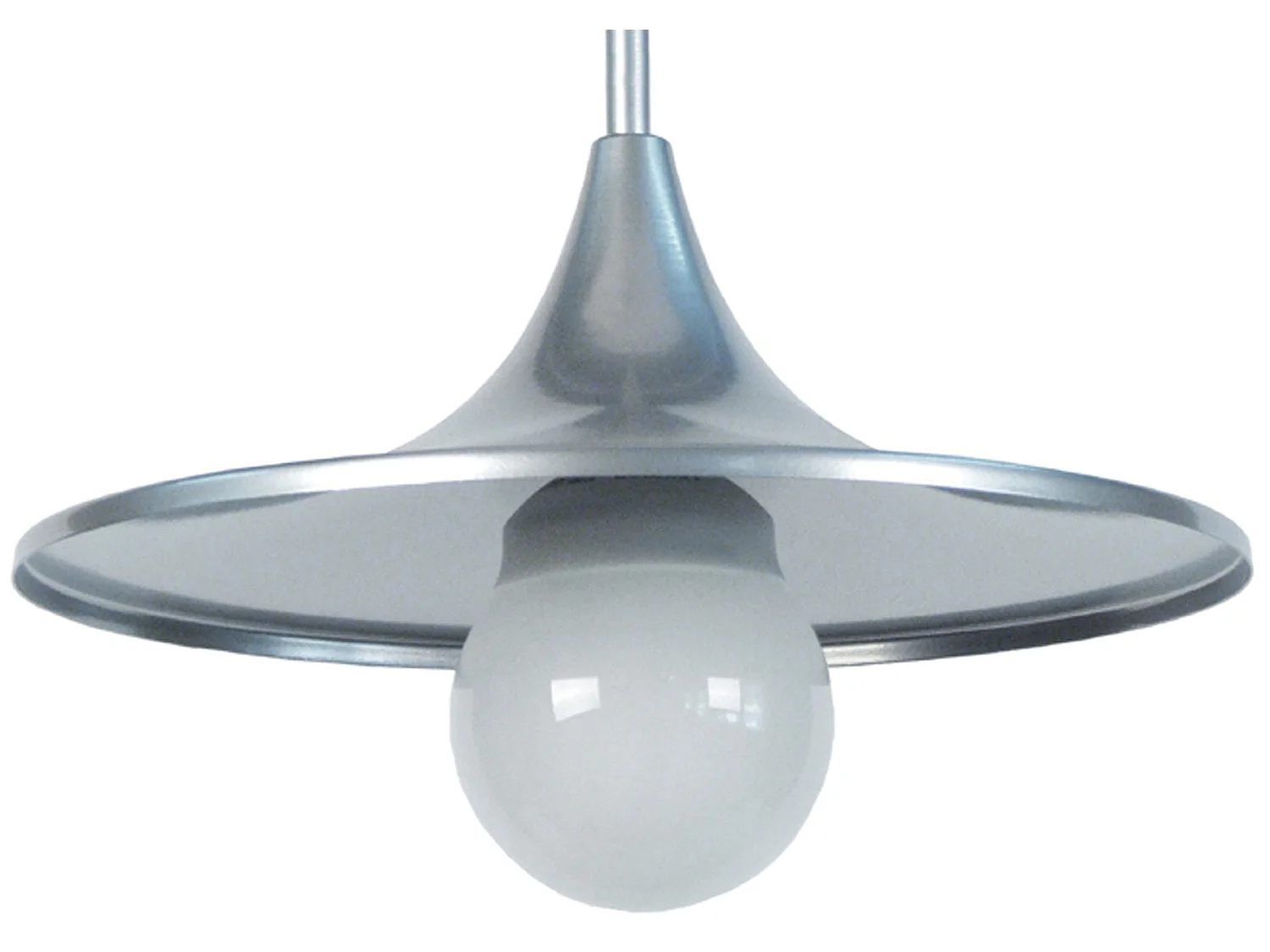 Lampadario a sospensione metallo minareto  SUÈDOIS aluminio  D'27cm