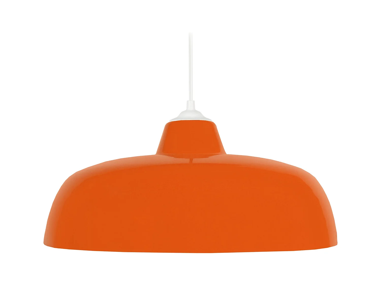 Suspensão TOSEL  TROG B metal cúpula Dourado D32 x  H75  cm