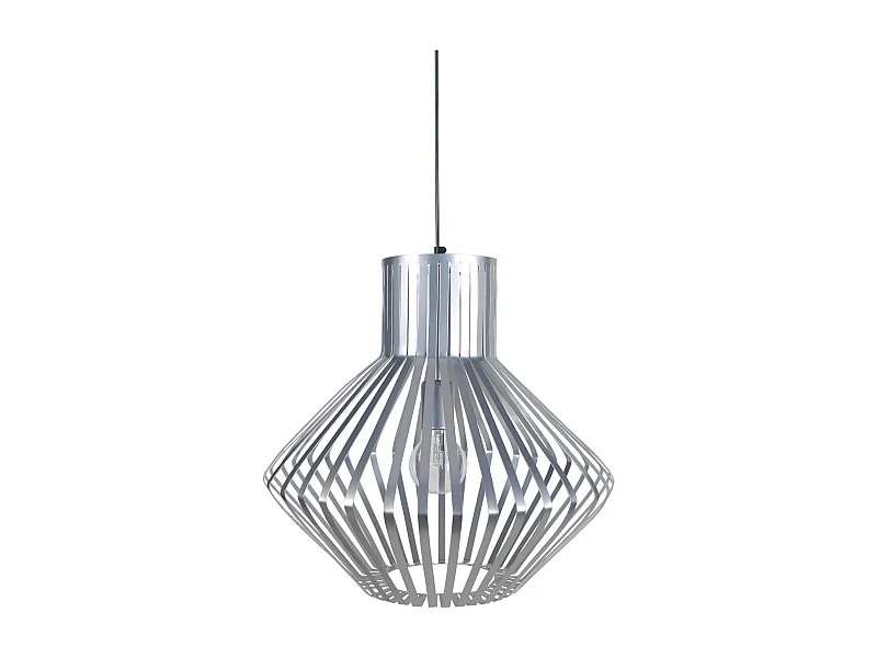 Suspensión  TOSEL ,metal,Aluminio ,A90xD 36x P 36cm