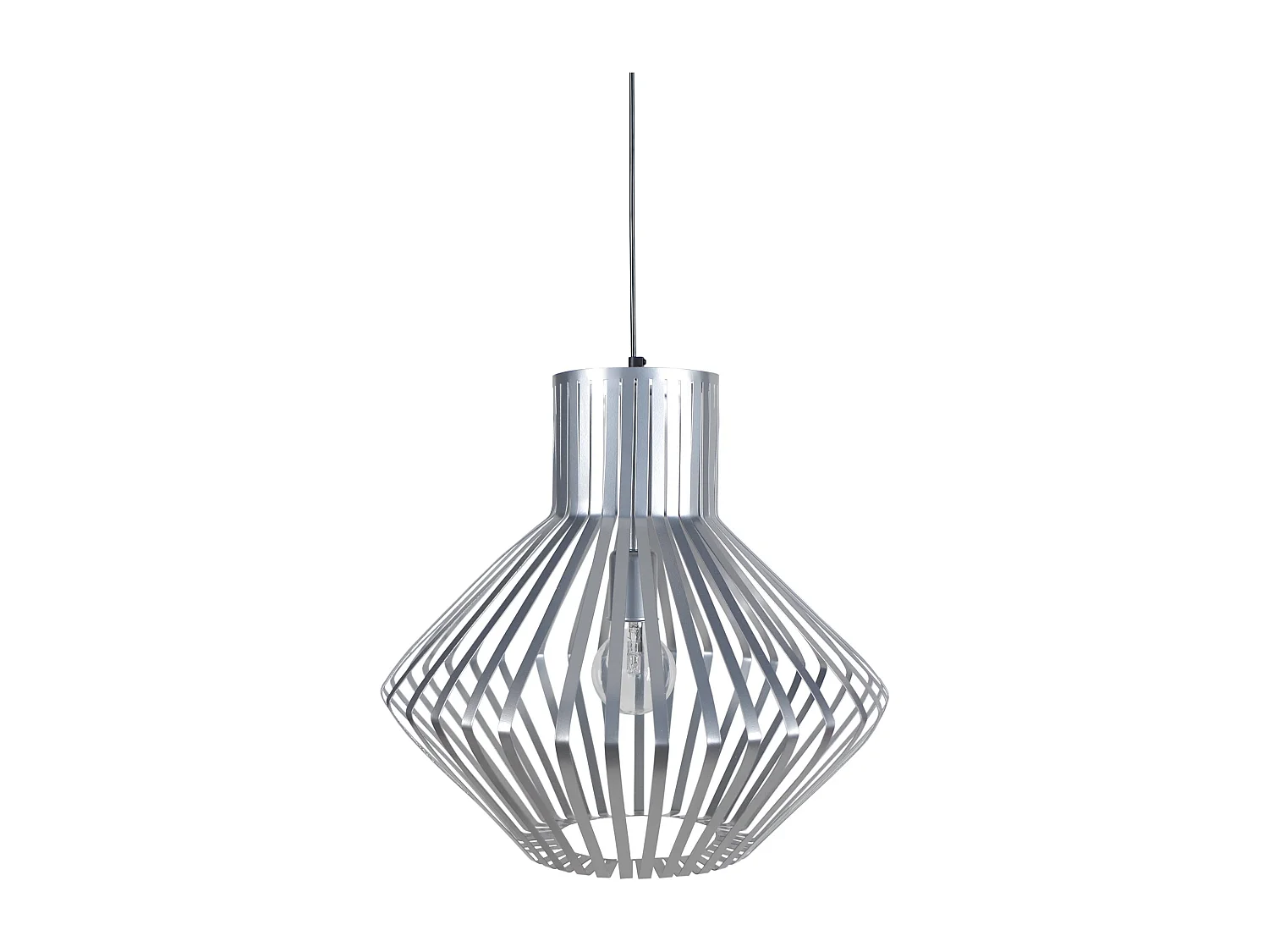 Suspension TOSEL ,métal,Aluminium,H90xD 36x P 36cm