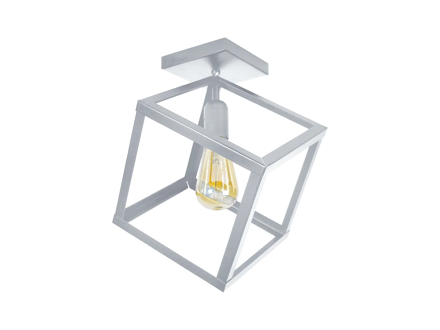 Plafón TOSEL ,metal,Aluminio ,A 32x D30xP30cm