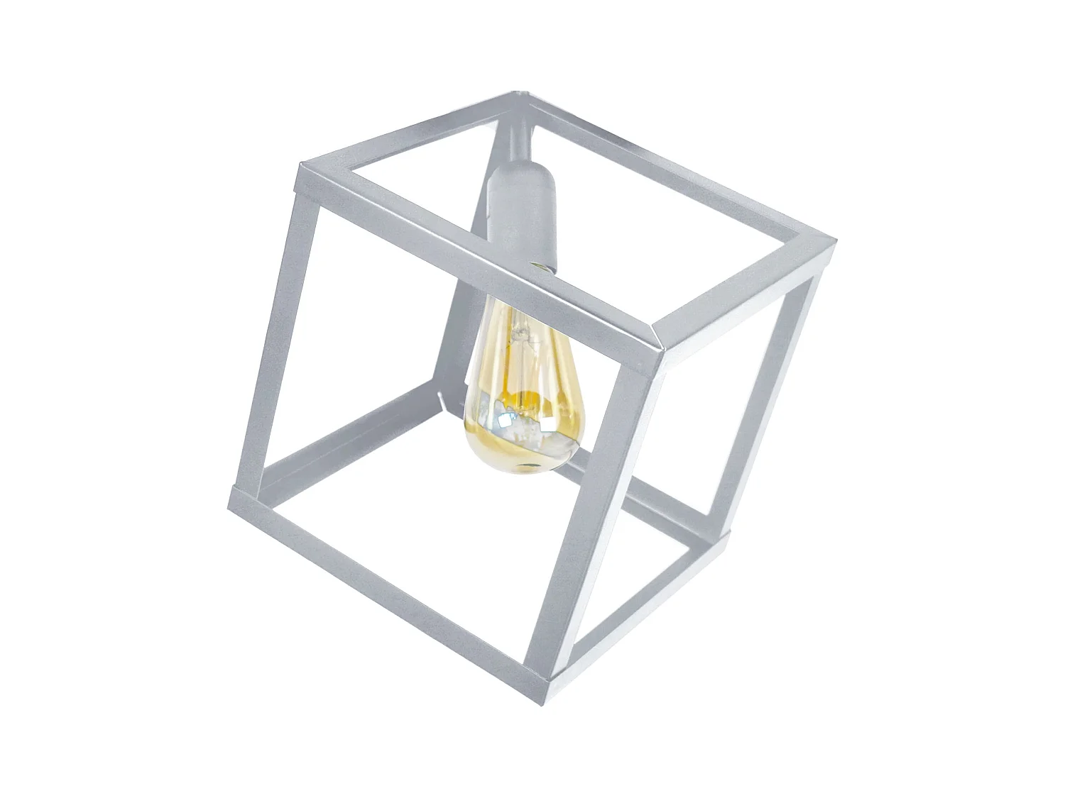 Plafón TOSEL ,metal,Aluminio ,A 32x D30xP30cm