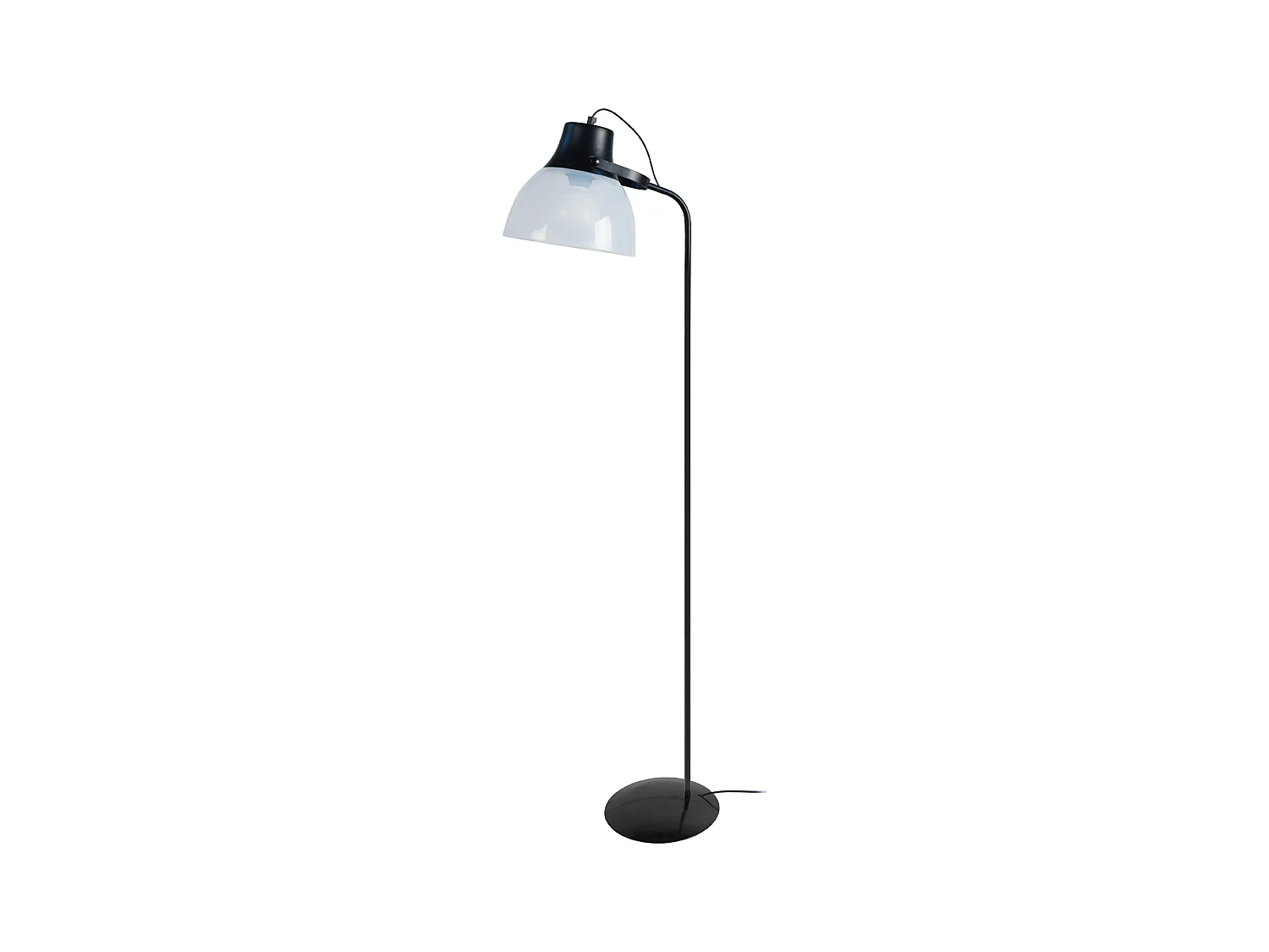 Lampadaire de Bureau TOSEL ,métal,Noir ,H150xD29xP29cm