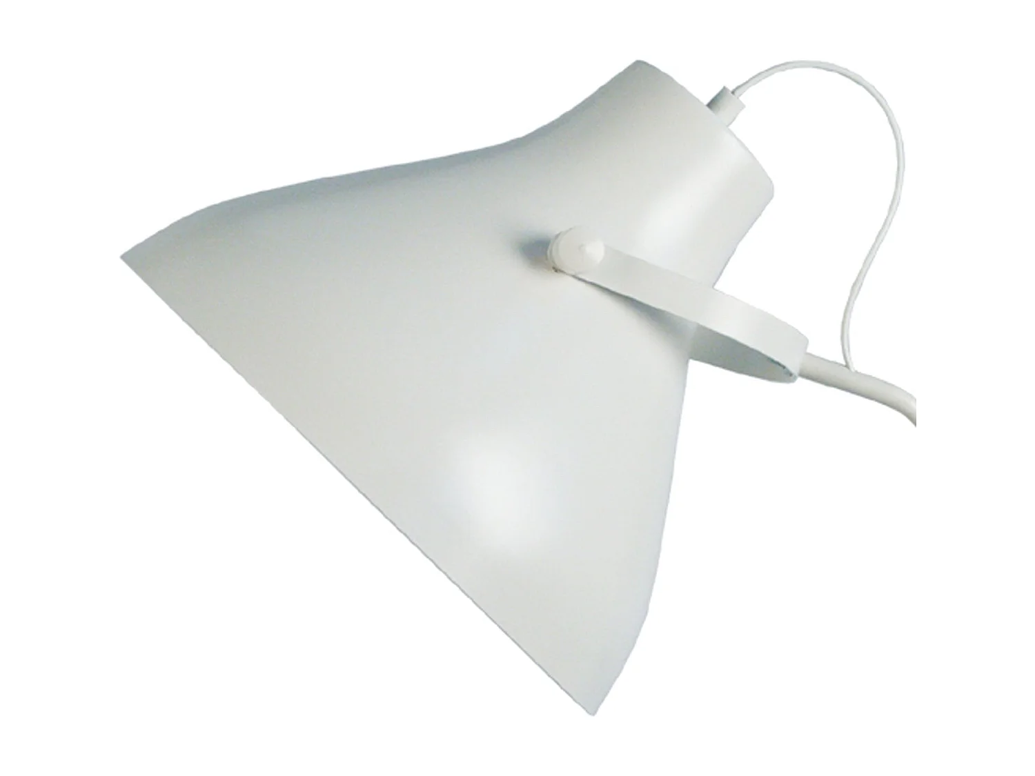 Lampadaire de Bureau TOSEL ,métal,Blanc  ,H150xD29xP40cm