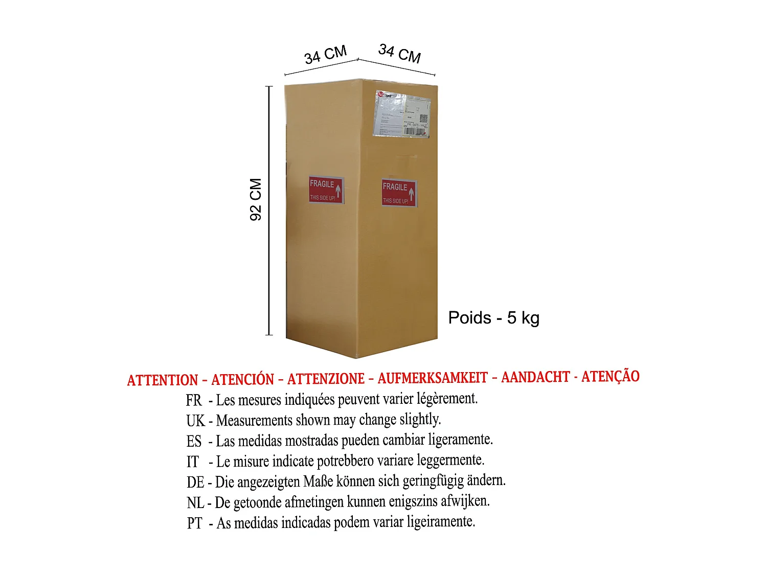 Lampadaire de Bureau TOSEL ,métal,Blanc  ,H150xD29xP40cm