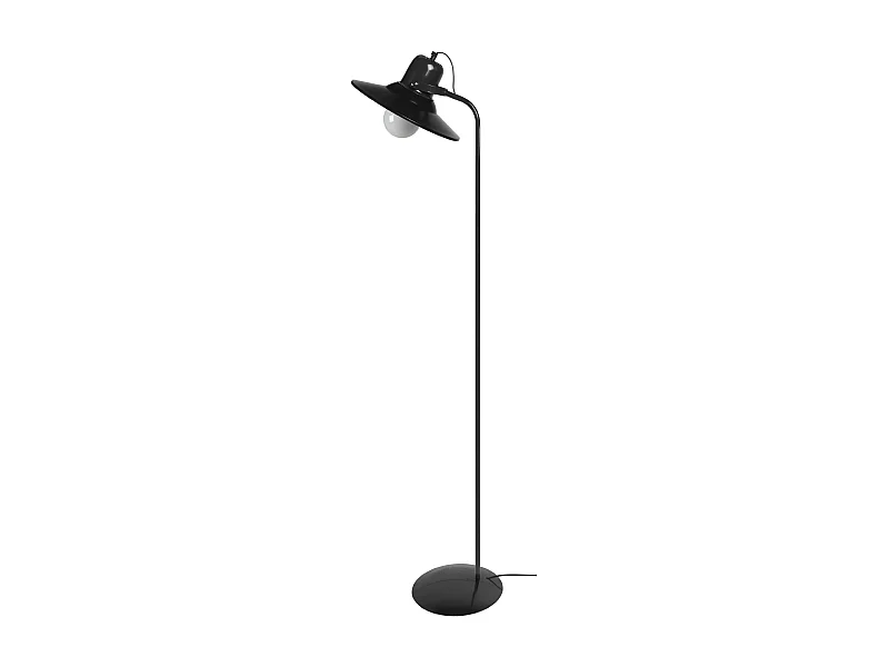 Lampadaire de Bureau TOSEL ,métal,Noir , H 150xD29xP29cm