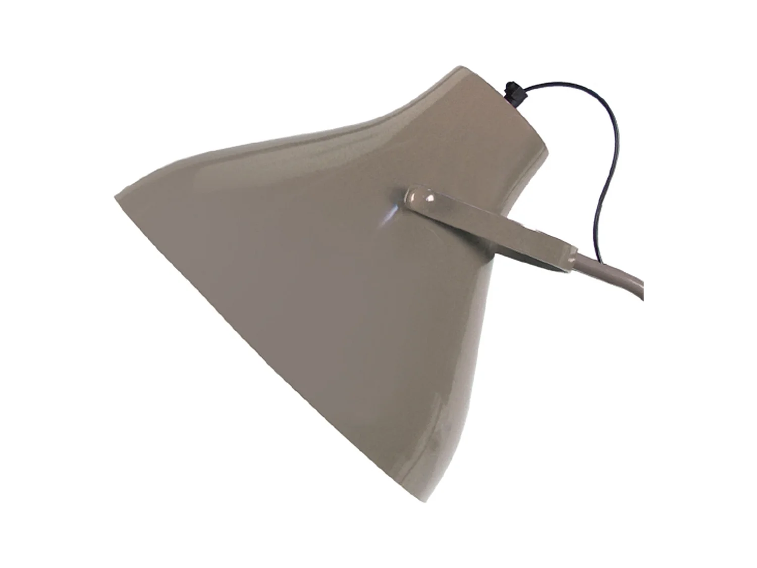 Lampadaire de Bureau TOSEL ,métal,Gris ,H150xD29xP40cm