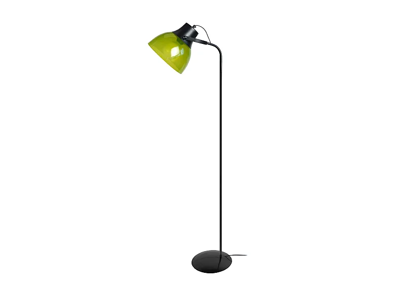 Lampadaire de Bureau TOSEL ,métal,Noir ,H150x D 29xP29cm
