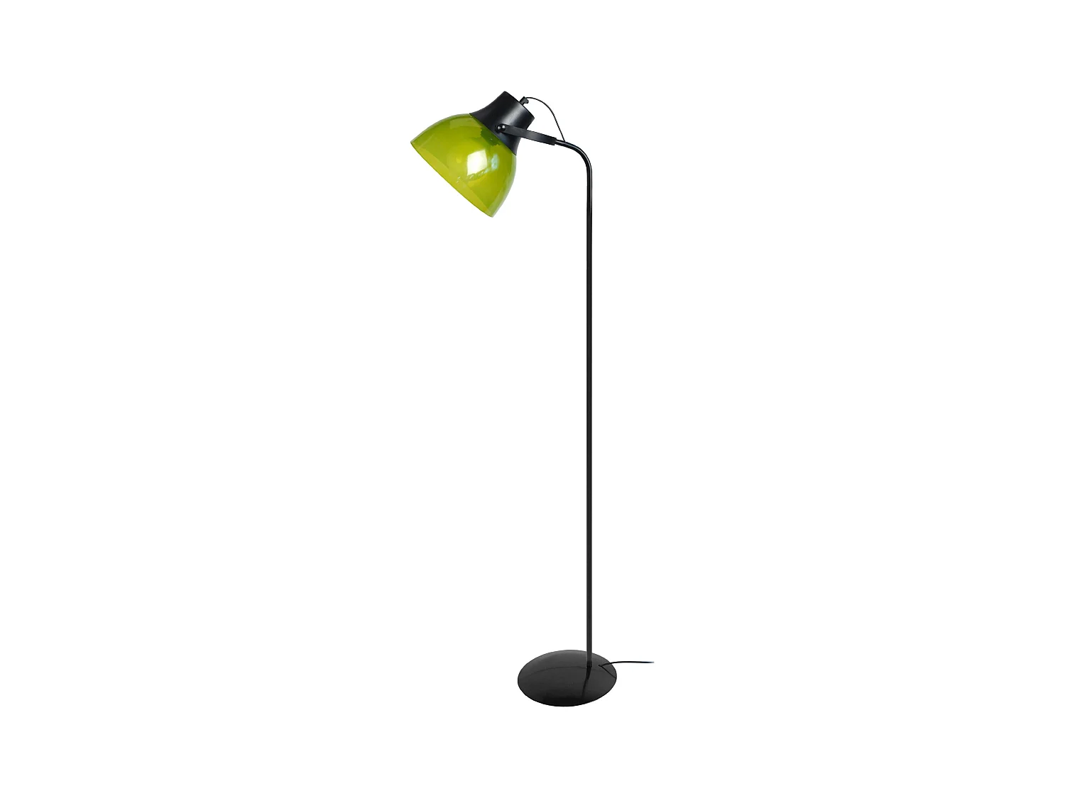 Lampadaire de Bureau TOSEL ,métal,Noir ,H150x D 29xP29cm