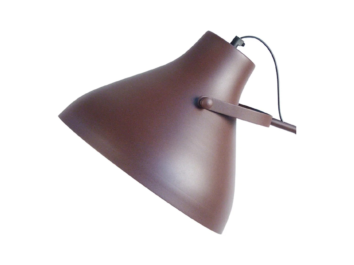 Lampadaire de Bureau TOSEL ,métal,Marron,H150xD29xP40cm