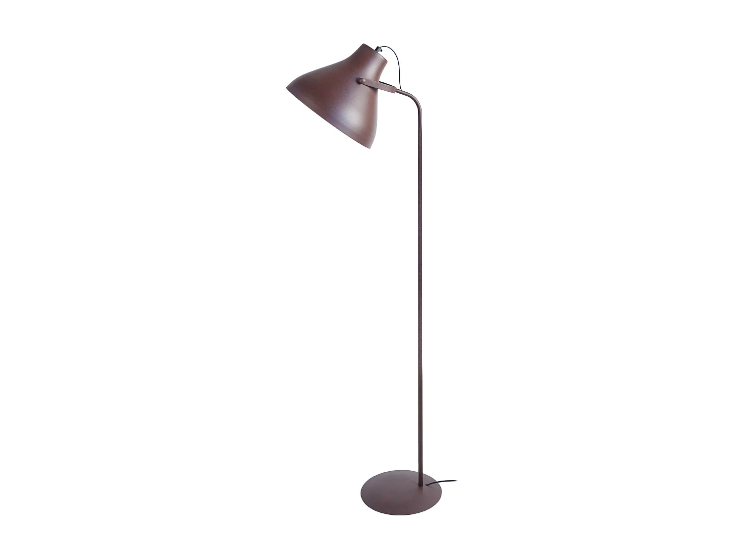 Lampadaire de Bureau TOSEL ,métal,Marron,H150xD29xP40cm