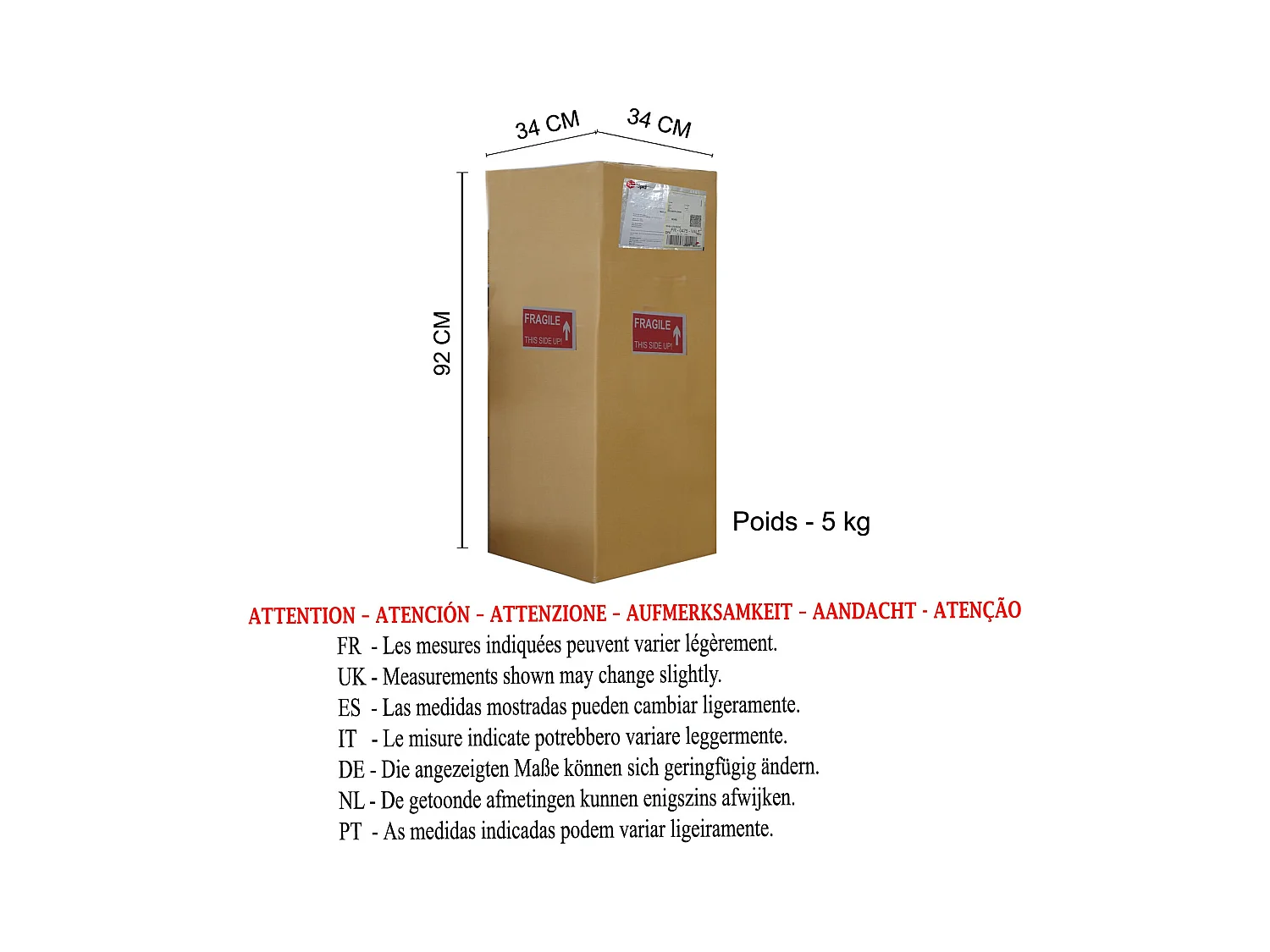 Lampadaire de Bureau TOSEL ,métal,Aluminium,H150xD29xP40cm
