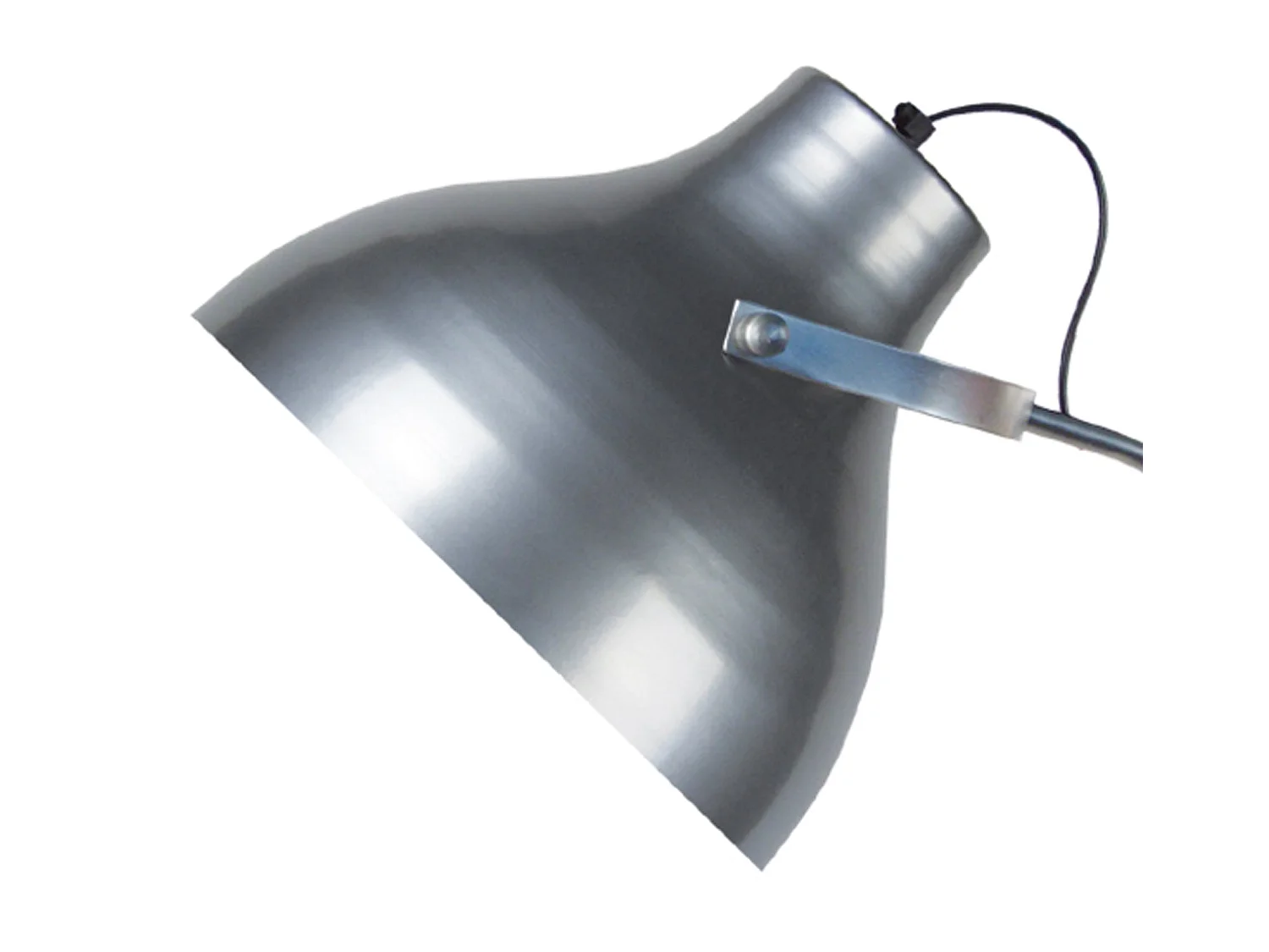 Lampada da terra metallo arco articolato TOSELIA aluminio  D29,5 cm