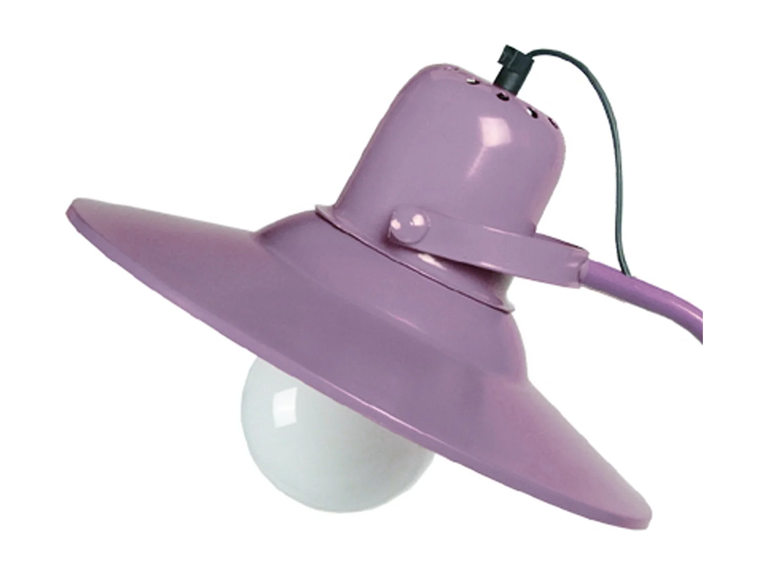 Lámpara para Escritorio TOSEL , metal, violeta , A150xD29xP29cm