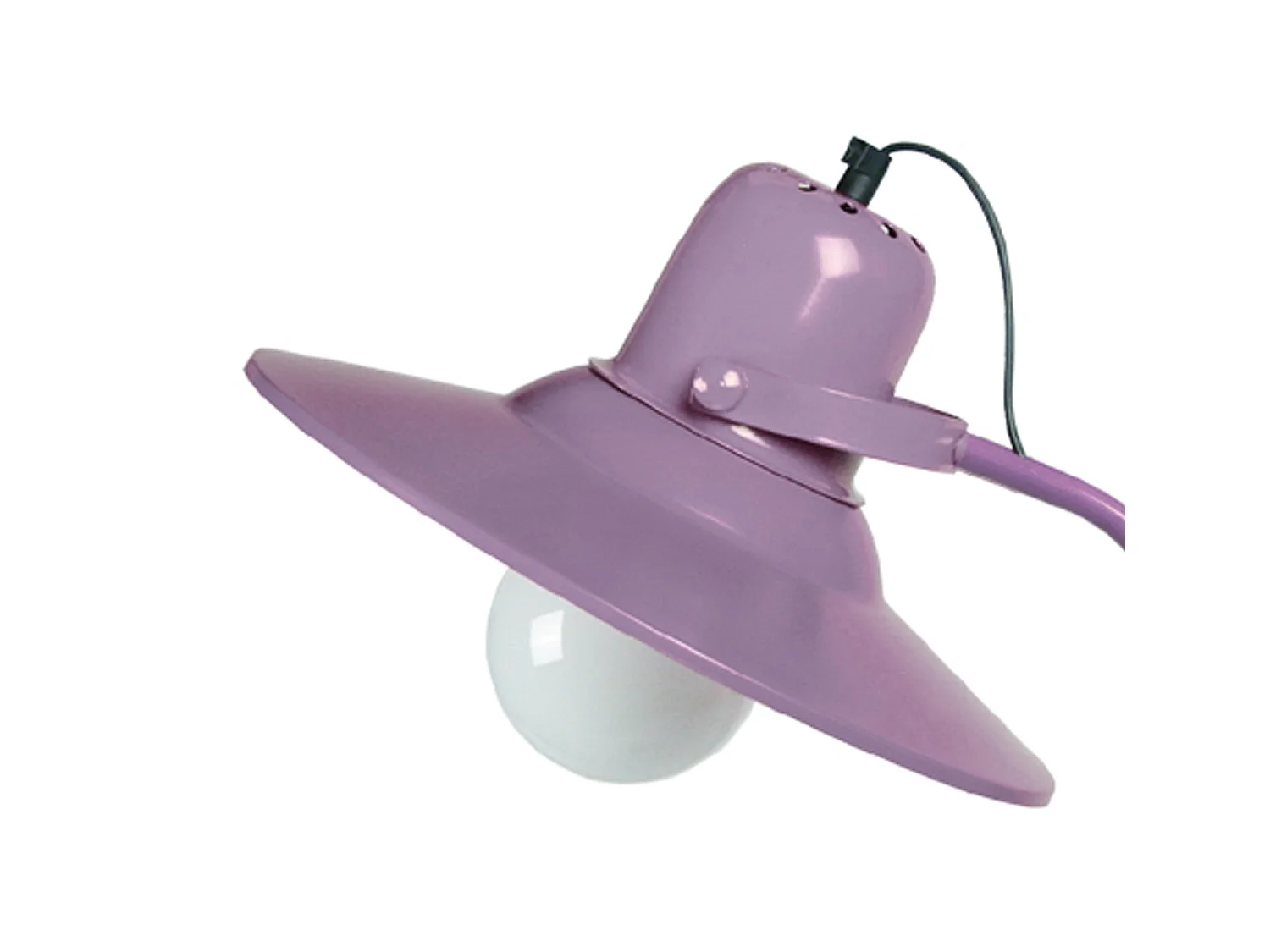 Lampadaire de Bureau TOSEL , métal, Violet , H150xD29xP29cm