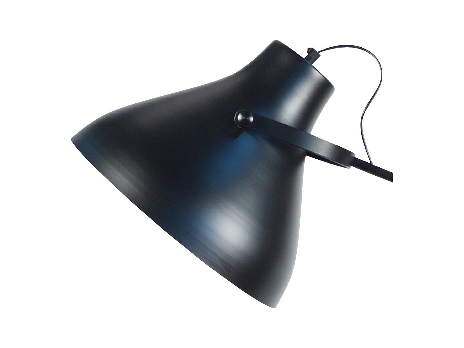Lampadaire de Bureau TOSEL ,métal,Noir , H 150xD29xP40cm