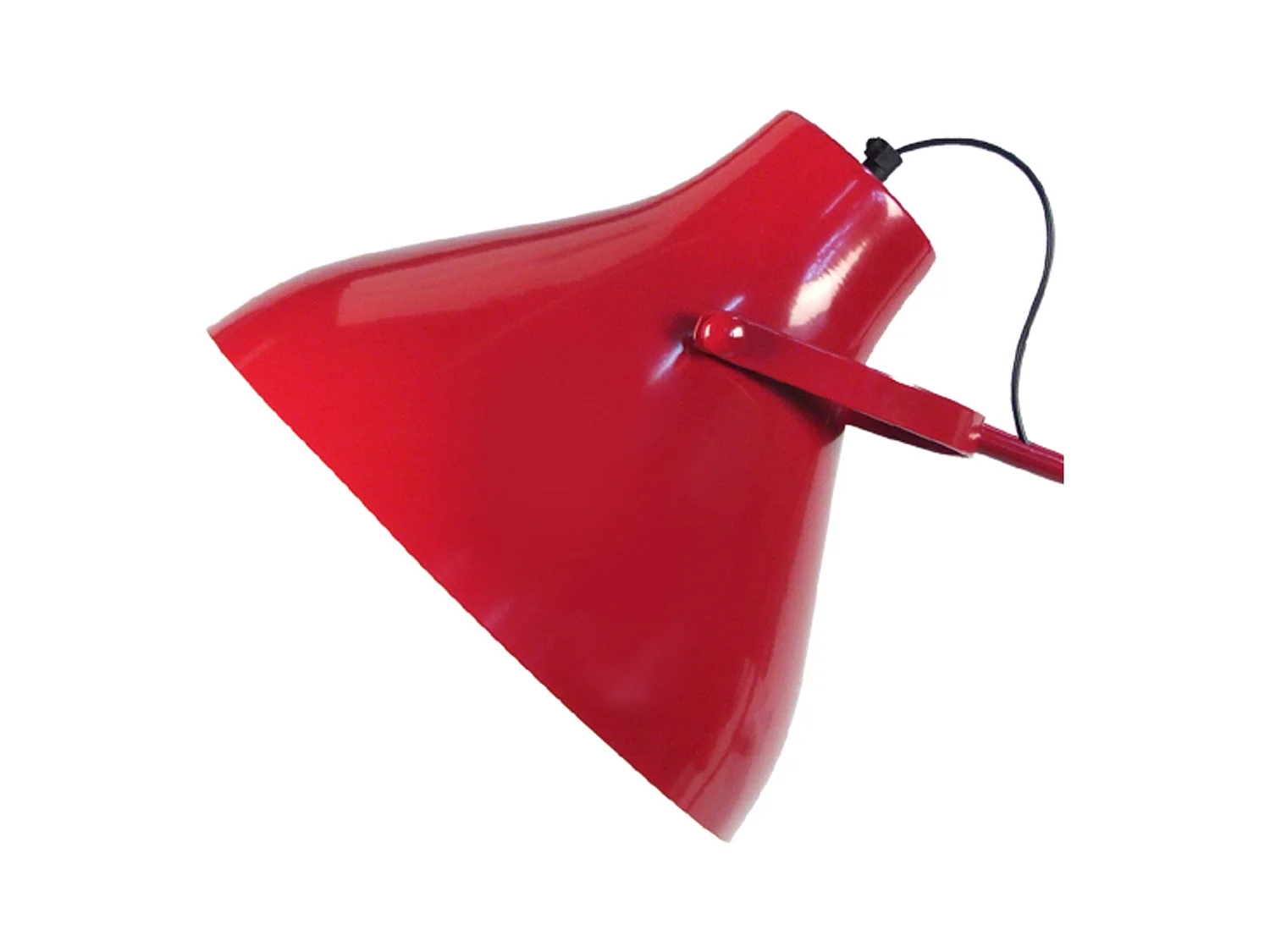 Lámpara para Escritorio TOSEL ,metal,Rojo,A150xD29xP40cm