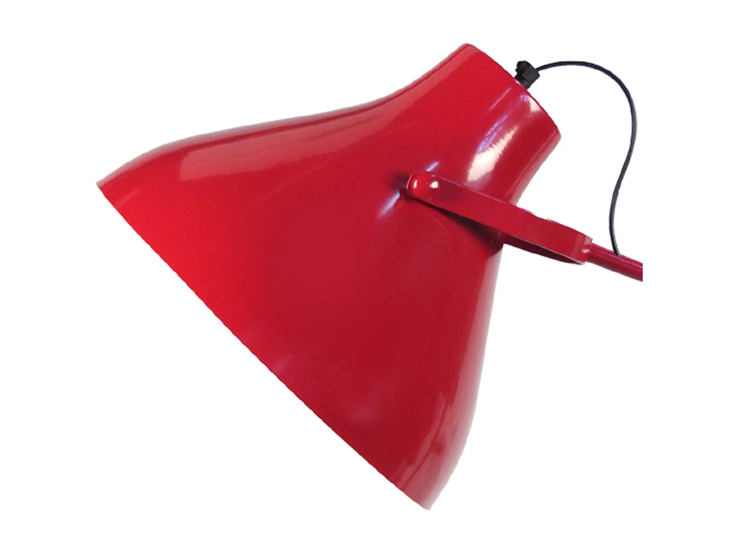 Lámpara para Escritorio TOSEL ,metal,Rojo,A150xD29xP40cm