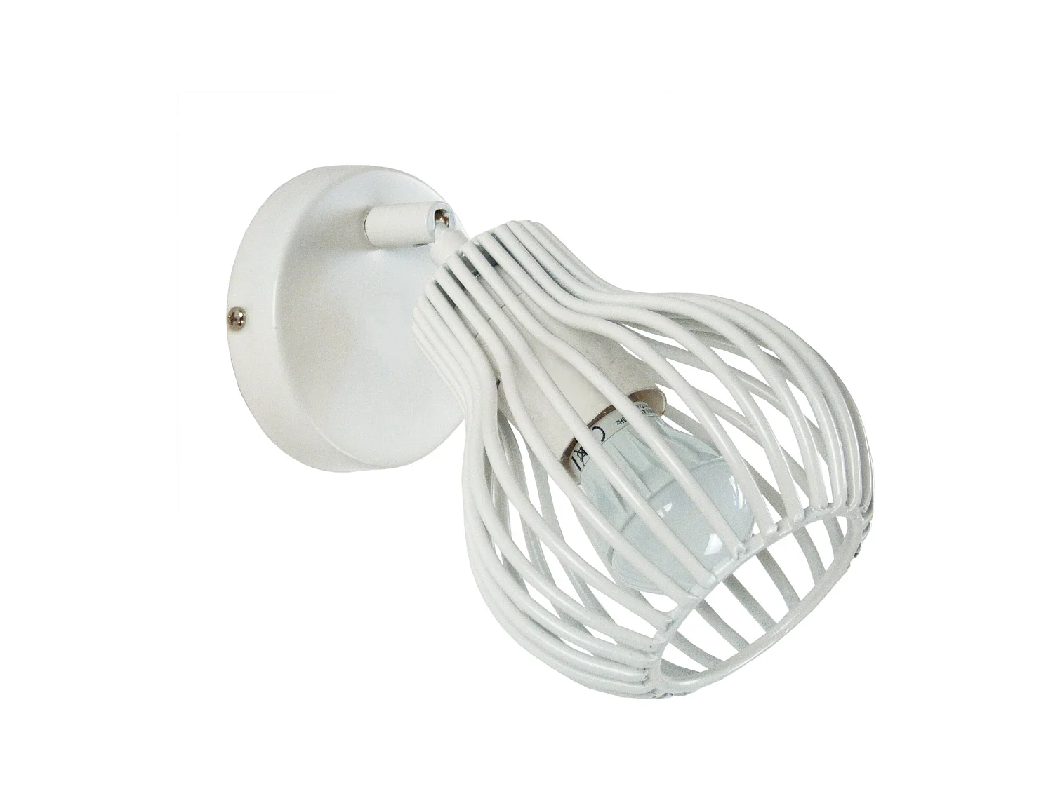 Aplique TOSEL ,metal,Blanco  ,A20xD11xP17cm