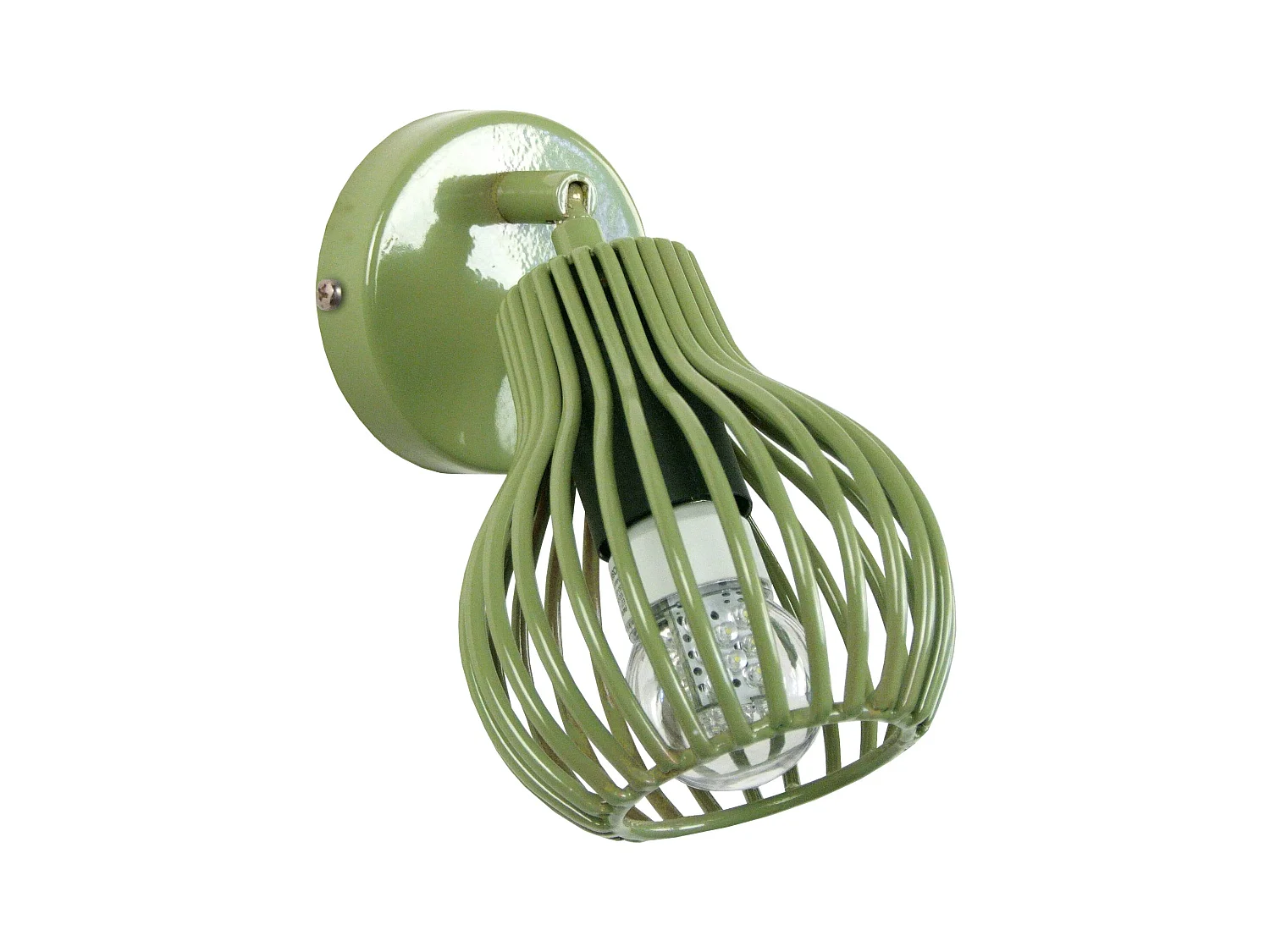 Aplique TOSEL ,metal,Negro,A20xD11xP17cm