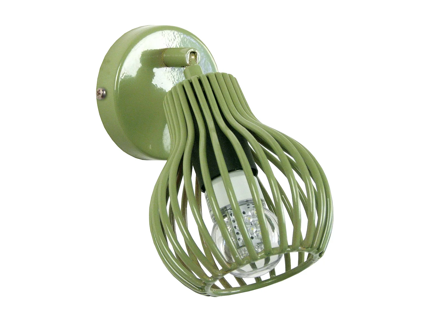 Applique TOSEL ,métal,Noir ,H20xD11xP17cm