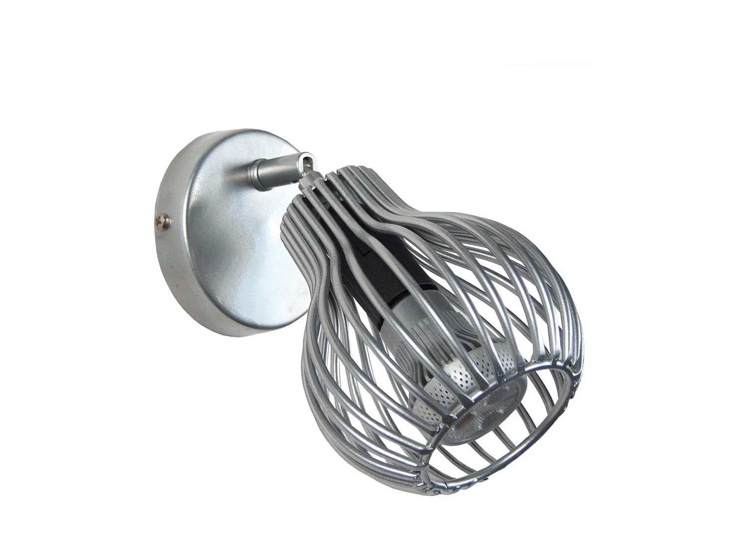 Cabndeeiro de escritório TOSEL ULLA metal arqueado amarelo D51 x  H35  cm