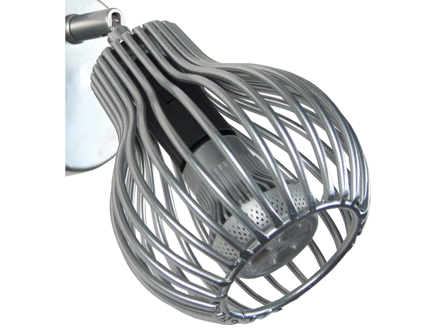 Cabndeeiro de escritório TOSEL ULLA metal arqueado amarelo D51 x  H35  cm