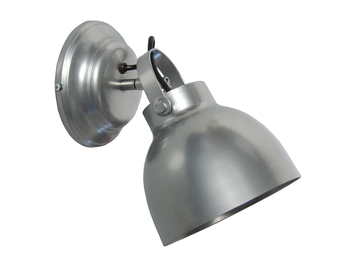 Aplique TOSEL ANDERSEN metal articulado cinza D15 x  H13  cm