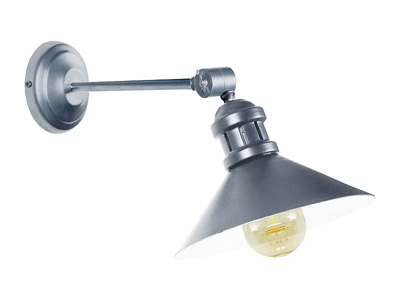 Aplique TOSEL ,metal,Aluminio ,A19xD20xP37cm